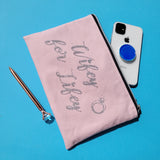 Bridesmaid Makeup Bag - Personalized Cosmetic Bag - Bridesmaid Gift - Best Friend Gift