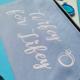Personalized Makeup Bag Monogram Make Up Bag Bridesmaid Gift Canvas Pouch Wedding Bridal Shower Gift 