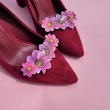 flower shoe clips