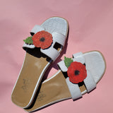 Remembrance Day accessories, shoe clip poppy