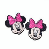 Minnie mouse shoe clips, minnie bows
