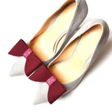Shoe Clips, leather and glitter, shoe clips bow, gift ideas, accessories for your high heels