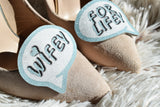 Wifey for Lifey bridesmaid shoe clips