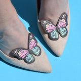butterfly shoe clip, wedding shoe accessories