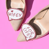 shoe clips, rose gold shoe, wedding shoe clips