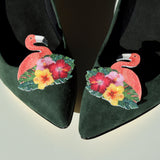 flamingo wedding shoe