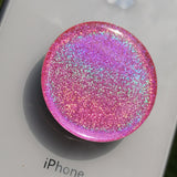 Pink Magic dust glitter sticker for popsocket, decal for popsockets