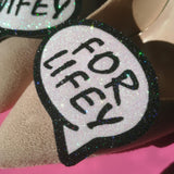 Wifey for lifey  shoe, bride to be, bride accessories