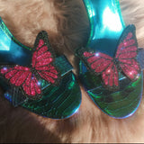 Butterfly shoe clips