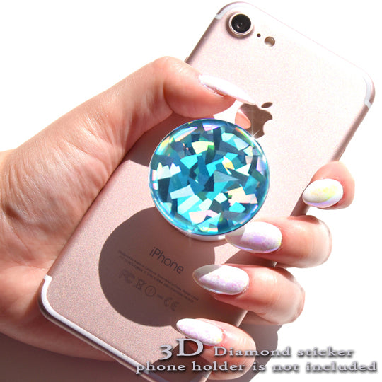Holographic Opal, Gemstone, Rainbow Crystal PopSocket, diamond pop socket –  ManiliaShop