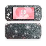 Graphite Gray glitter skin for Nintendo Switch Lite 