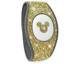 Holographic Gold glitter sticker for Magic Band 2
