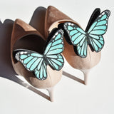 monarch butterfly shoe, wedding accessories