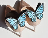 Glitter monarch butterfly shoe, wedding accessories