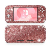 Rose Gold glitter skin for Nintendo Switch Lite