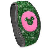 Green glitter Magic Band 2 wraps for Disney Bracelet